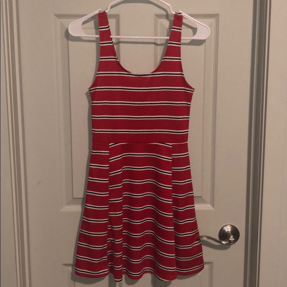 Red Striped Dress